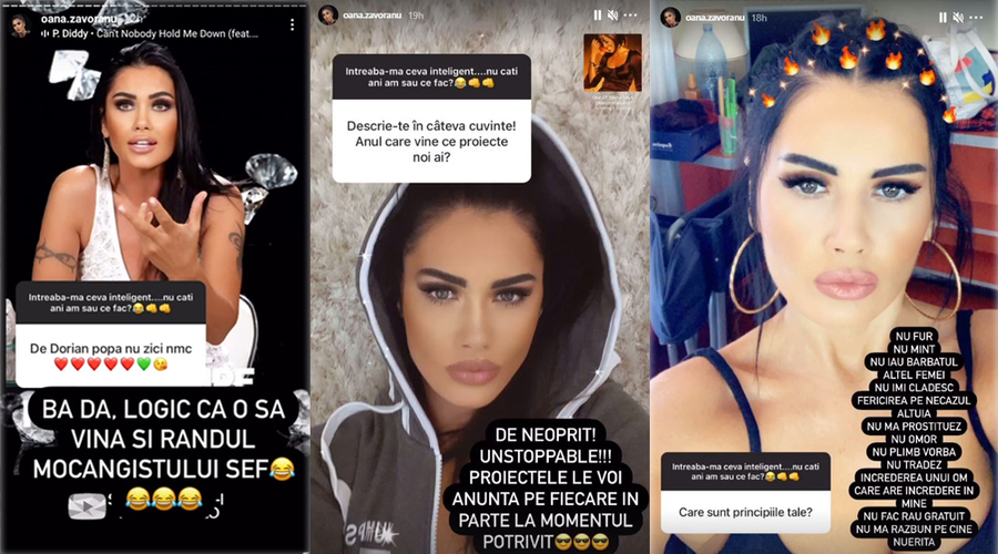 Deși a jucat alături de el în “Sacrificiul”, și chiar au fost nevoiți să se sărute, potrivit scenariului serialului, Oana Zăvoranu l-a criticat pe Dorian Popa © Instagram Stories