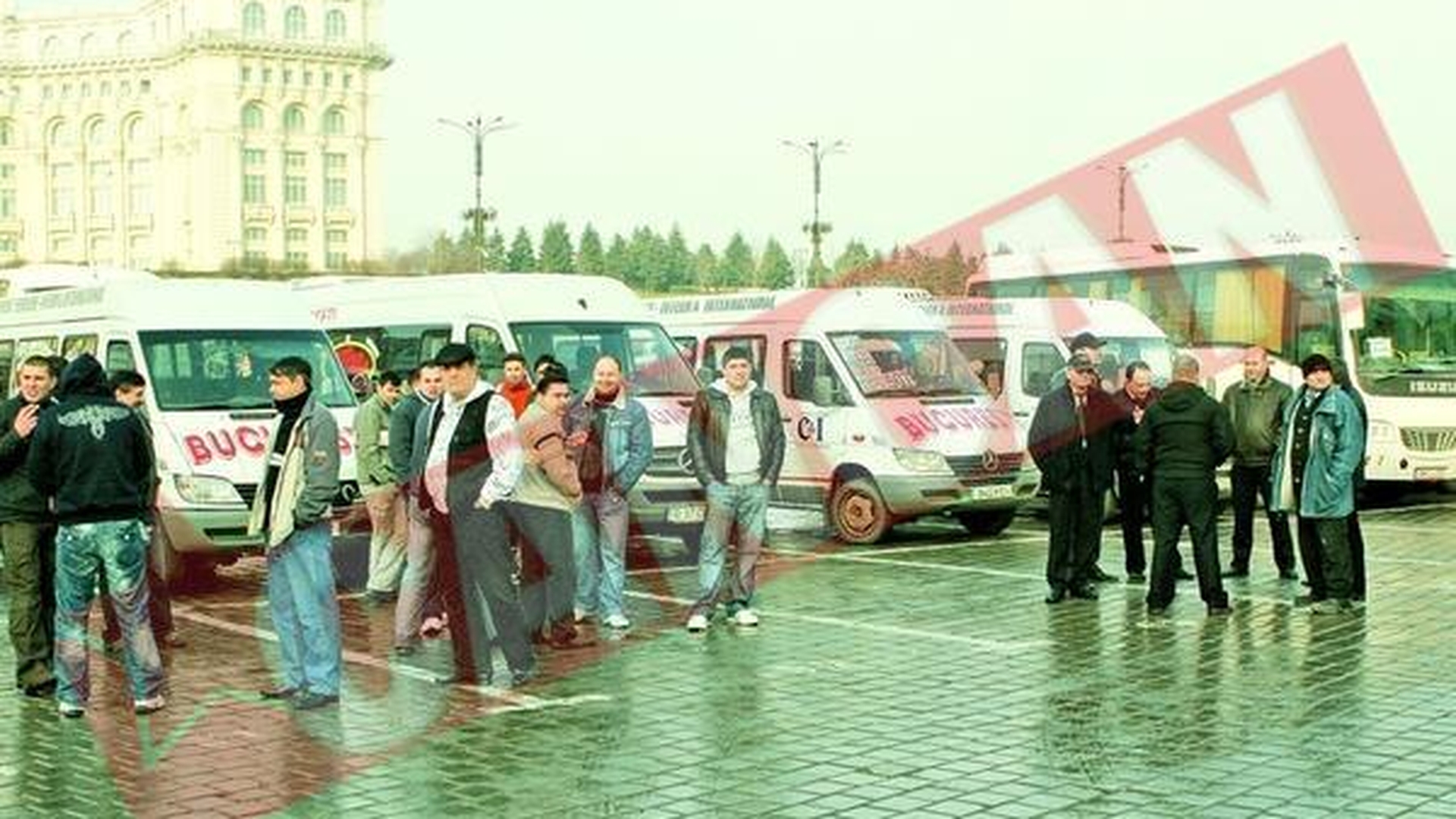 Au protestat ca sa-si pastreze locurile de munca