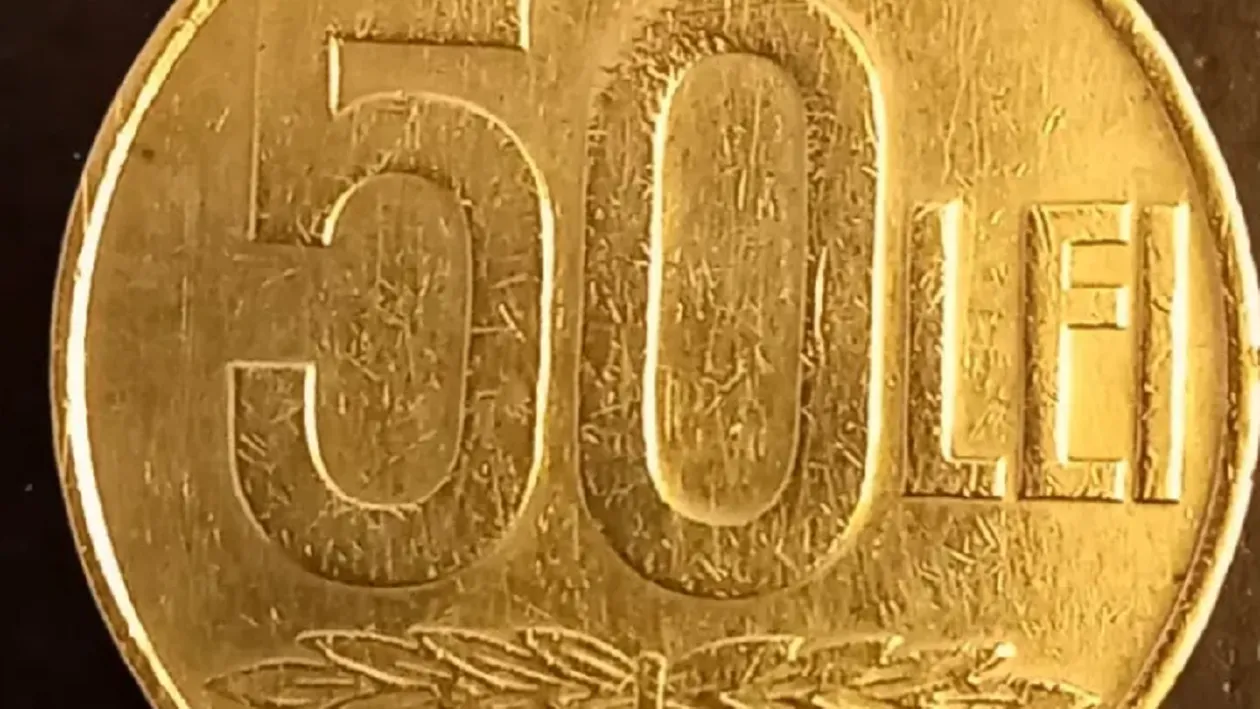 Te îmbogățești dacă o ai acasă! Moneda de 50 de lei din 1991 se vinde cu o sumă uriașă