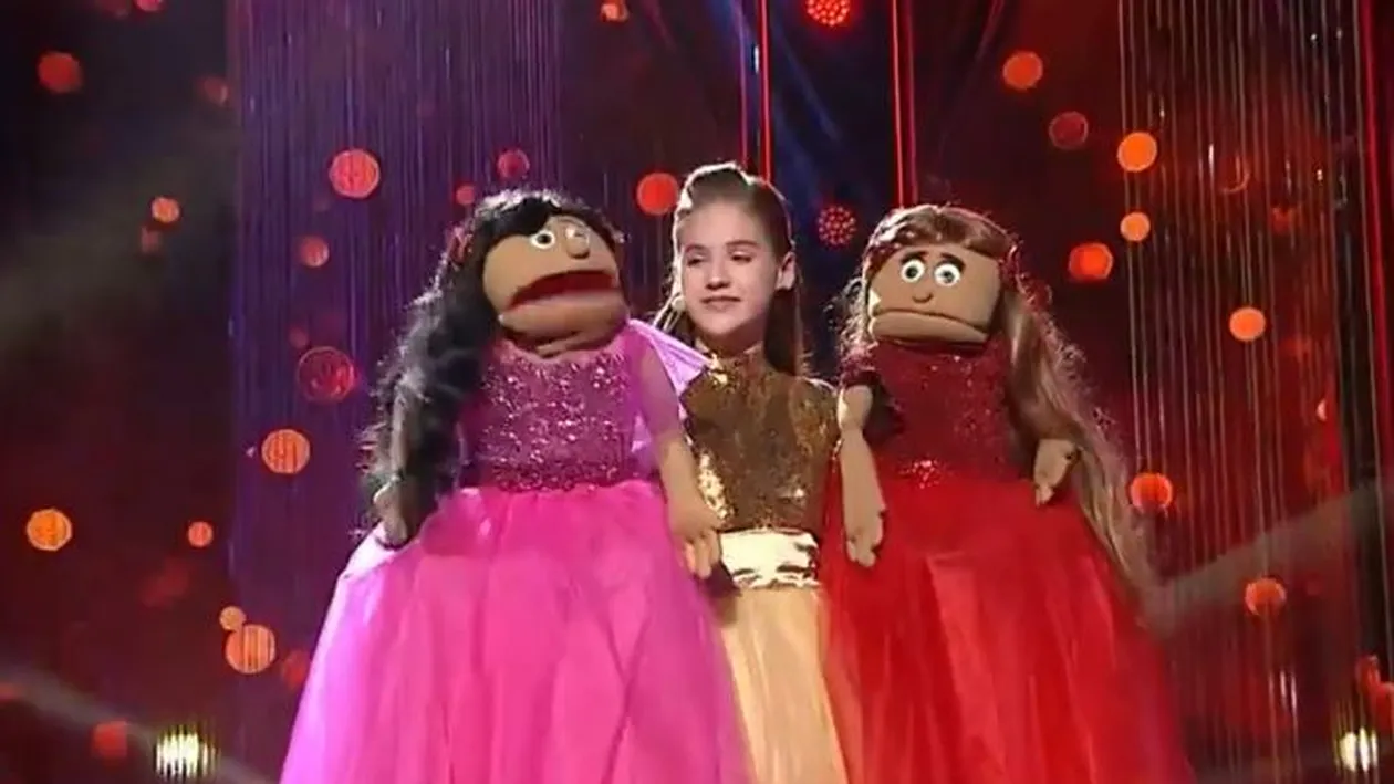 Românii au Talent, finala. Fetița care l-a ridicat de pe scaun pe Călinescu: ”Ești sănătoasă la cap?!”