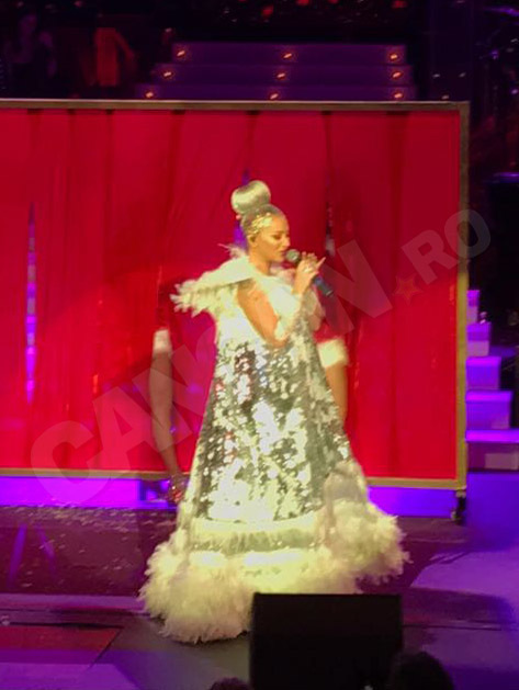 Delia’s Winter Wonderland: super show cu casa închisă la TNB. Ştie! Decor feeric, sala caldă, orchestra condusă de George Natsis, costume superbe, invitaţi top: Smiley, Brenciu