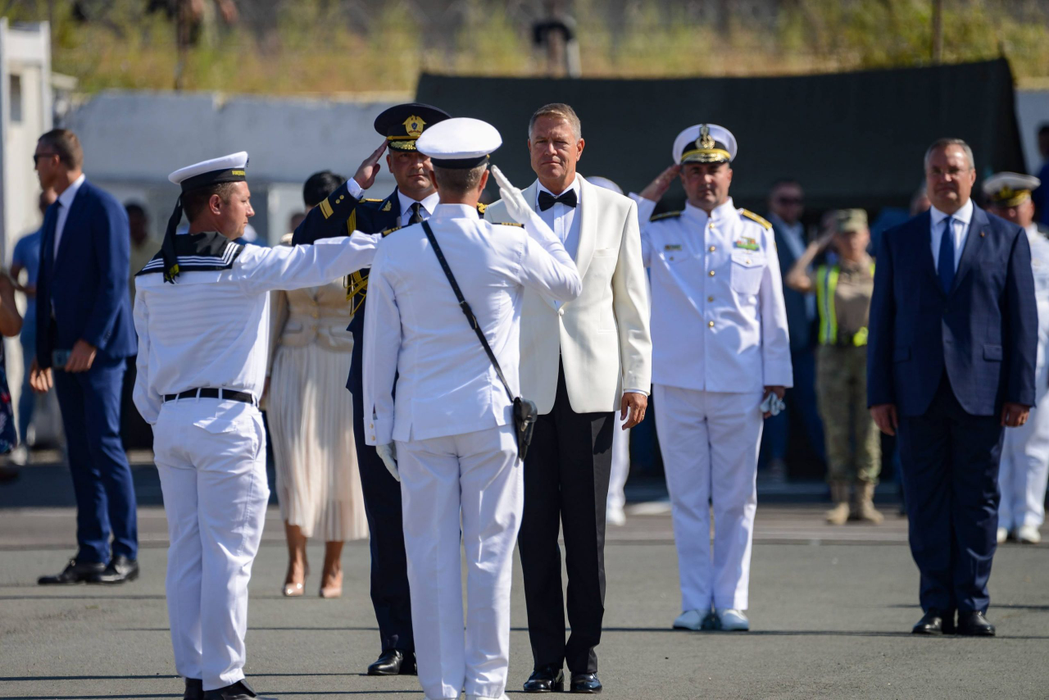 Klaus Iohannis a luat parte la Ziua Marinei Române. Sursă foto: INQUAM
