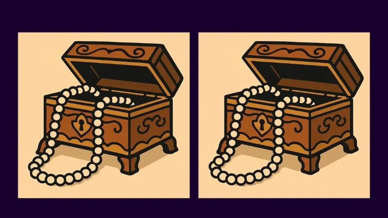 Test de perspicacitate | Aceste două comori par identice, dar nu sunt. Identificați cele 3 diferențe!