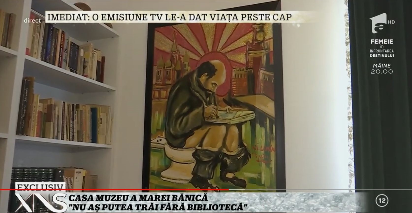 Casa Marei Bănică. Sursă foto: Captură Youtube Xtra Night Show