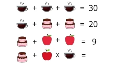 Test IQ exclusiv pentru genii | Rezolvați ecuația din imagine!