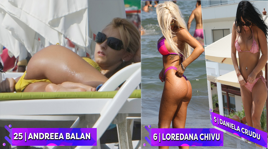 Andreea Bălan, Loredana Chivu și Daniela Crudu, în Top 40 cele mai “neastâmpărate” sexy-vedete pe plajă © CANCAN.RO
