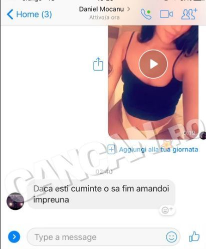 Tânăra îi trimite manelistului imagini şi videoclipuri „fierbinţi”