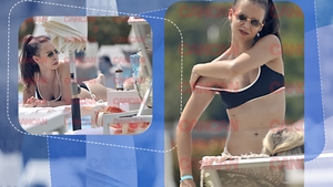 Mara Mareș a pus politica pe pauză și a oferit imaginile zilei, la piscină! Soarele a lovit năprasnic, dar... Show de deputat uns cu toate alifiile... de protecție! 
