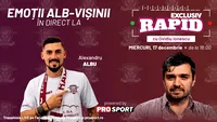 Rapid așteaptă derby-ul cu FCSB din postura de lider al ligii 1, iar noi vă aducem ultimele detalii despre partida de duminică seară, în direct la EXCLUSIV RAPID, de la 18:00, pe YouTube - ProSport