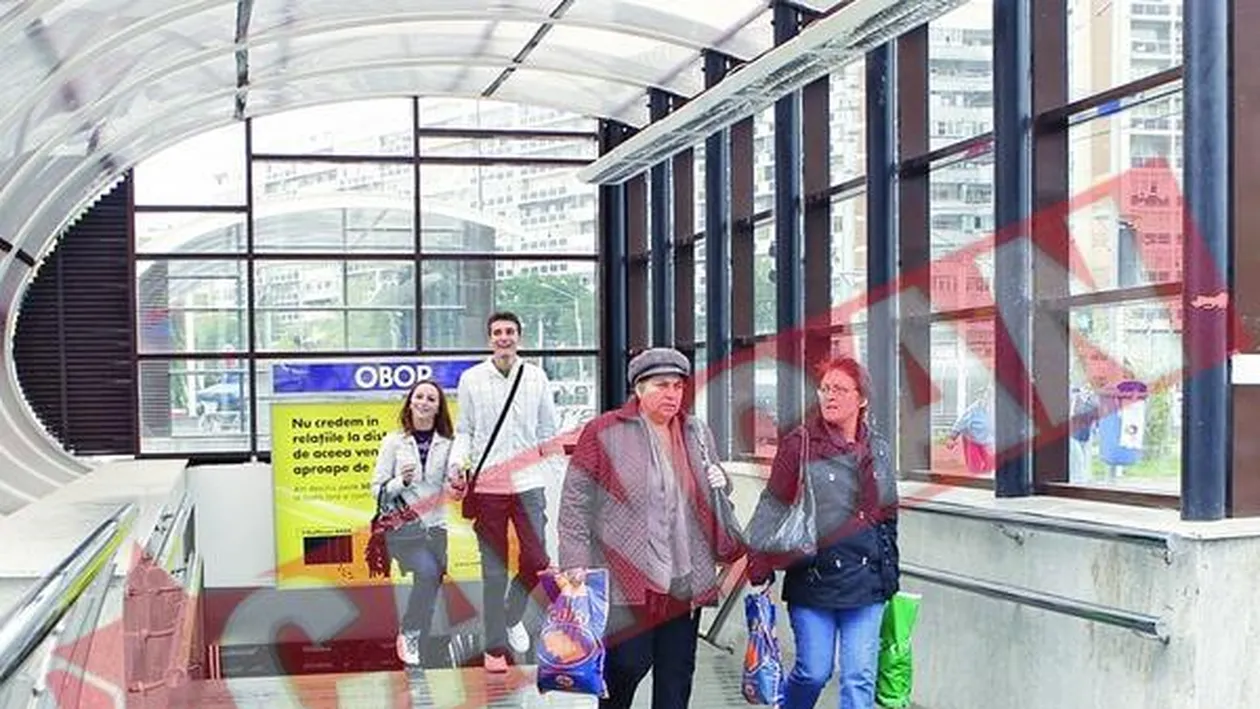 Gresia de la statia de metrou Obor, capcana pentru calatori