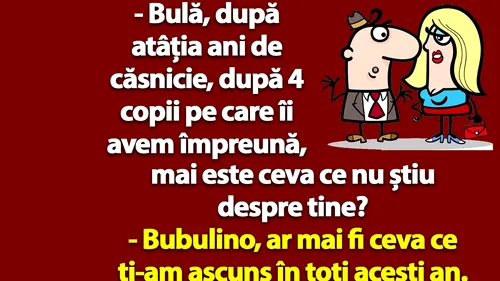 BANC | Bulă, mai e ceva ce nu știu despre tine?