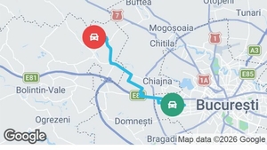 Câți bani a primit un șofer Bolt, pentru o cursă din București până în satul Săbăreni din județul Giurgiu