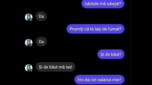 BANCUL ZILEI | Iubitule, promiți că te lași de fumat?