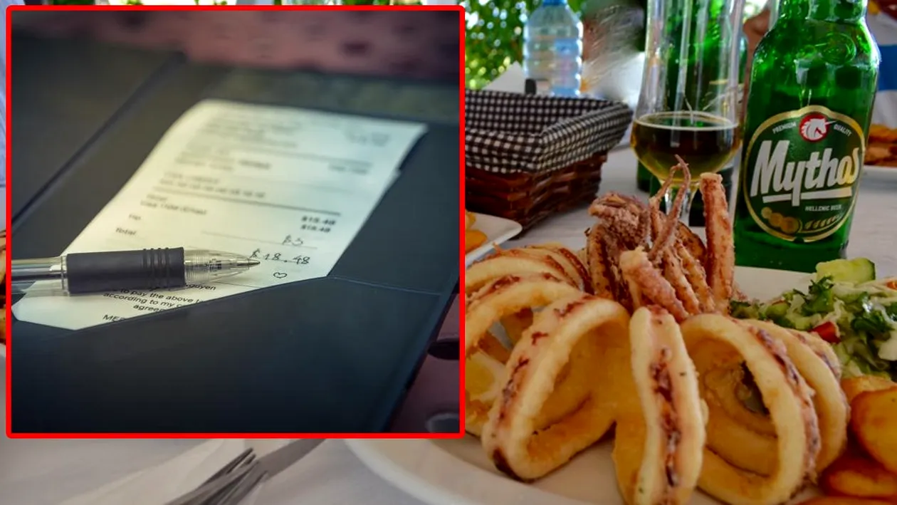 Țeapă uriașă! Câți euro a dat un turist pe 6 bucăți de calamar, într-un restaurant din Grecia. Nici la Mamaia nu vezi așa ceva!