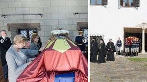 Slujba de înmormântare pentru Regina-mamă Elena, la Catedrala istorică Regală din Curtea de Argeş