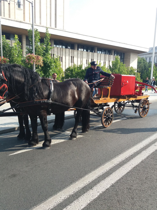 Primarul din Calopăr a devenit vedetă de Ziua Pompierilor