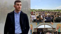 Imaginile durerii. Cristian Molnar, tânărul înghițit de ape în Italia, a fost înmormântat