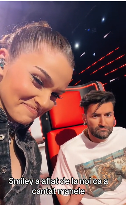 Theo Rose și Smiley, la Vocea României / Foto: Captură Video