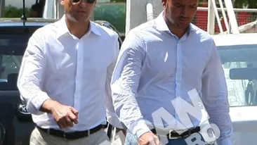 Cristi Boureanu isi urmeaza fratele mai mic si in afaceri, si pe strada! Discuta aprins afaceri, in public