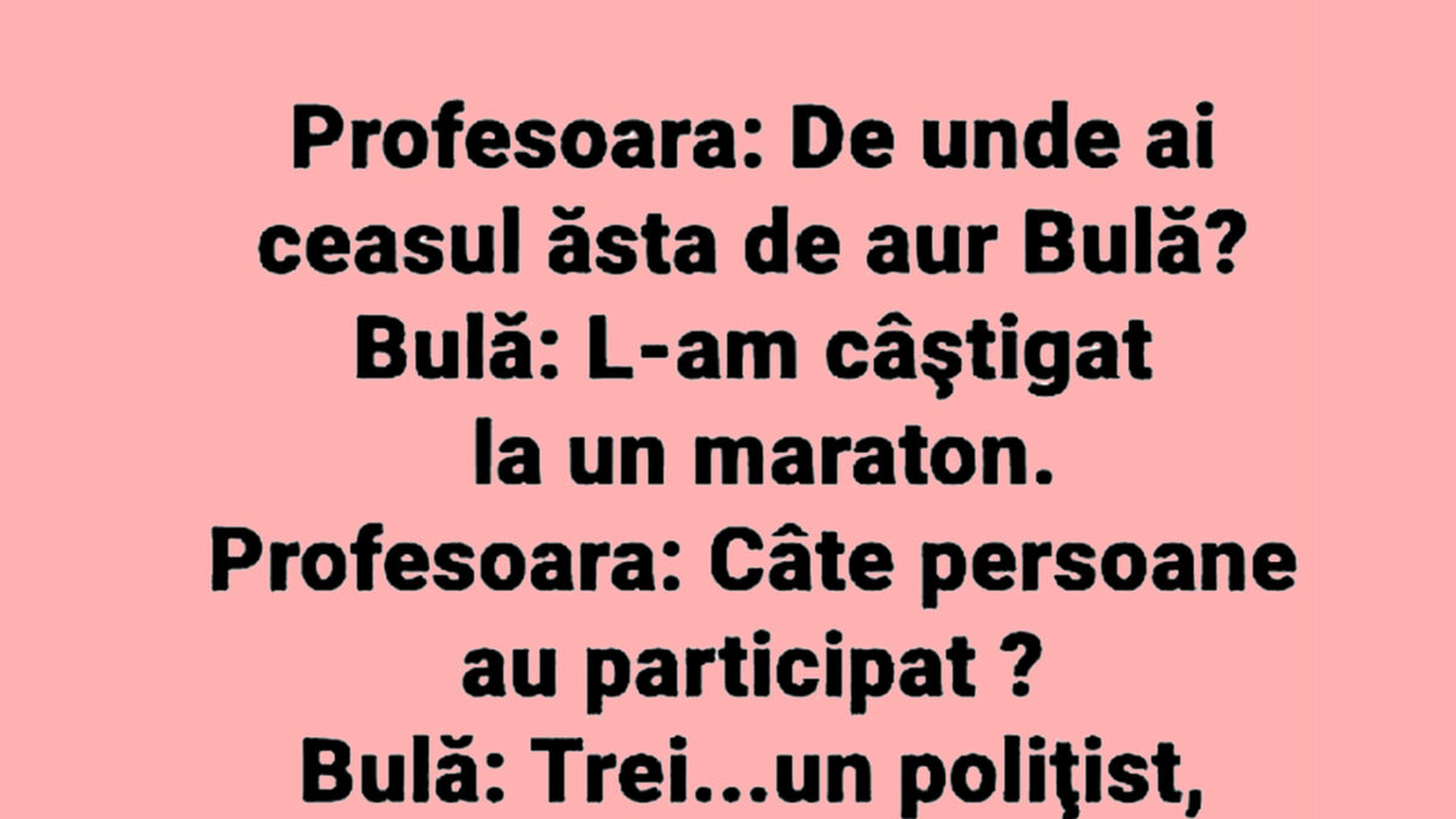 BANC | "De unde ai ceasul ăsta de aur, Bulă?"