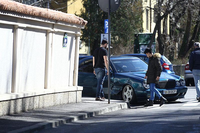 A fost implicat într-un accident rutier în București