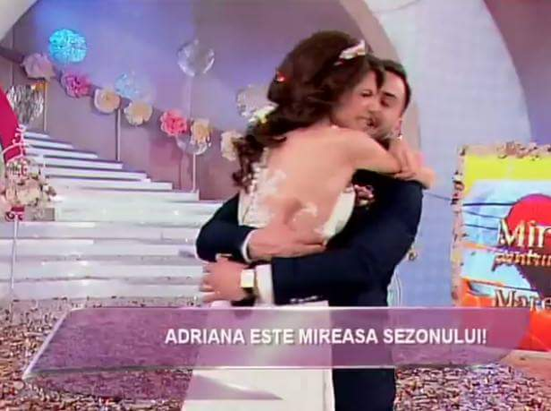 Marius și Adriana s-au căsătorit la finalul show-ului difuzat de Antena 1