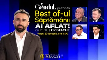 Gândul prezintă Best Of Ai aflat! Cu Ionuț Cristache – vineri, 30 ianuarie, de la ora 15.00