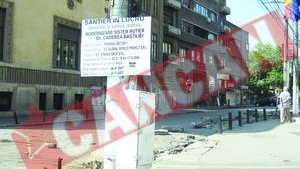 Centrul Capitalei, paralizat din cauza lucrarilor