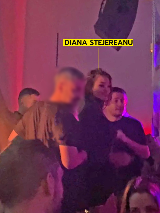Diana Stejereanu a “înghesuit” un domn misterios la LOFT (SURSA FOTO: CANCAN.RO)