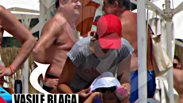 BLAGA e mai popular după eşecul de la locale! A făcut ”baie de mulţime” pe plaja milionarilor de la Mamaia!