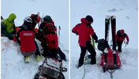 Momente de panică la Bâlea Lac! Doi turiști au fost surprinși de avalanșă: „I-a aruncat peste stânci”