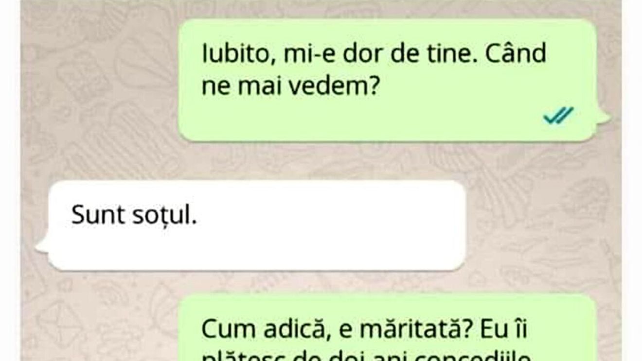 Bancul sfârșitului de săptămână | "Cum adică, este măritată?"