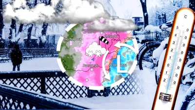 Ninsorile se întorc în forță în România! ANM a transmis în ce zone ajunge stratul de zăpadă până la 30 cm