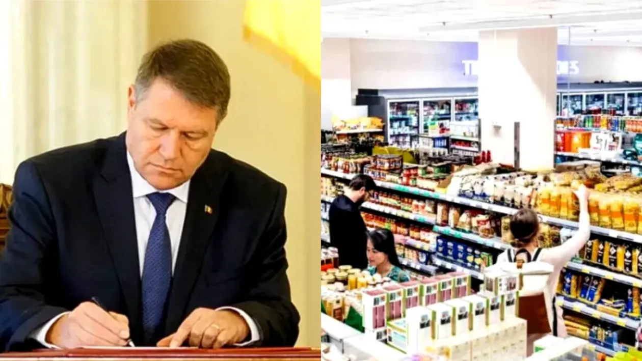 Este oficial! Klaus Iohannis a promulgat legea referitoare la alimentele cu prețuri reduse. Vezi lista completă