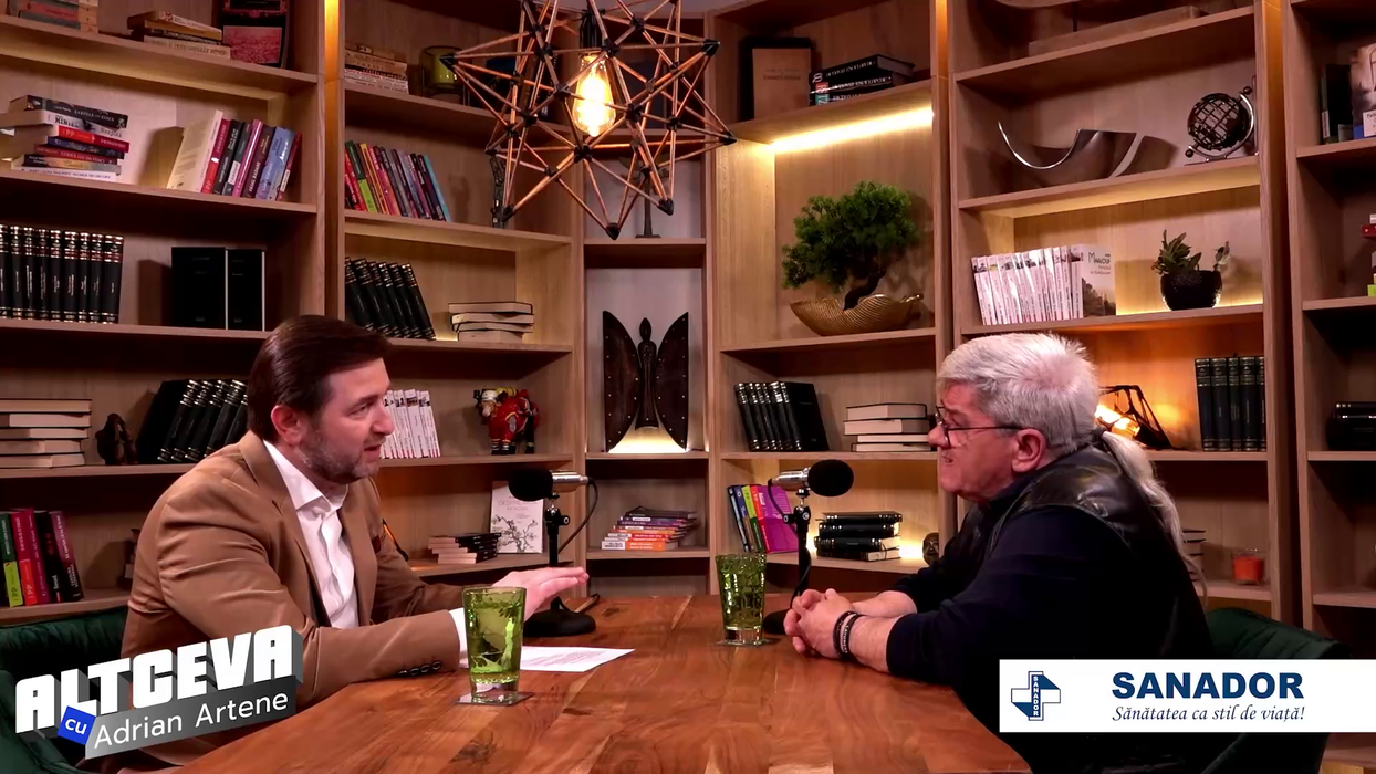 Podcastul poate fi urmărit integral pe canalul de YouTube ”ALTCEVA cu Adrian Artene” / (Sursa: Captură video)