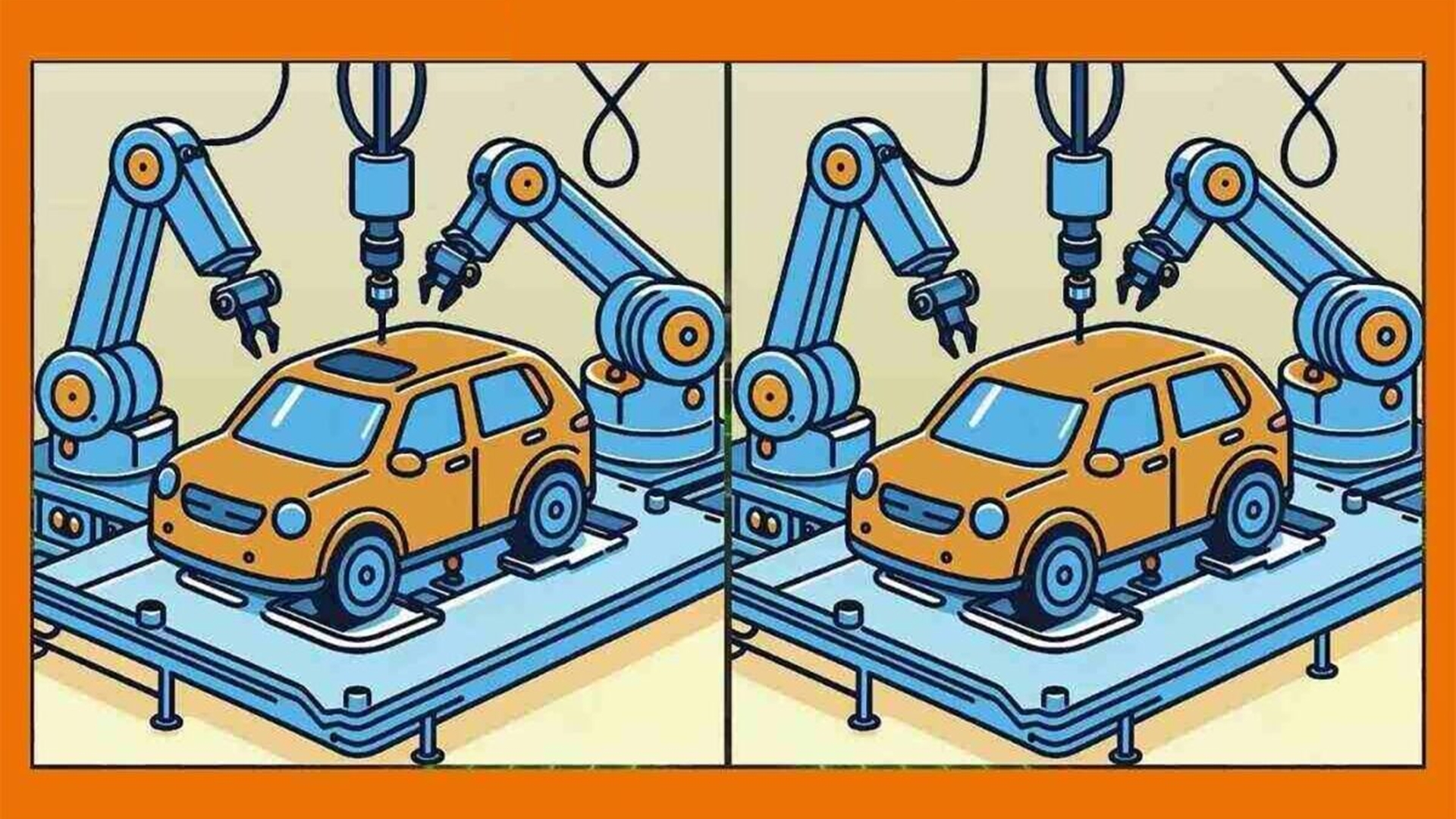 Test de logică | Aceste două imagini par identice, dar nu sunt. Găsiți cele 3 diferențe!