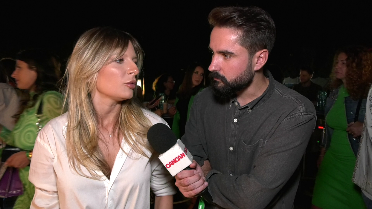 Ana Baniciu: "Ne face plăcere să petrecem timp împreună, mai ales că în ultima perioadă am fost super despărțiți, eu am fost cu cântări, el a fost la mare cu business-ul lui și acum ne-am regăsit!" (Foto: CANCAN.RO)
