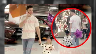 A uitat unde a parcat! Imagini cu tăticul The Motans