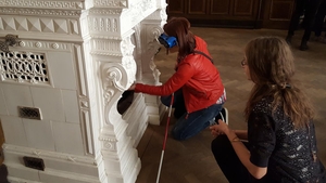 Experiment pe nevăzute! Au explorat Casa Mincu cu ajutorul simţurilor 