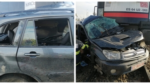 Grav accident feroviar, în Bacău, cu trei victime, dintre care doi copii. FOTO