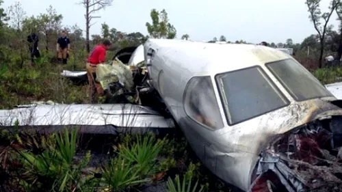 A cazut un avion in Braila! Pilotul a murit la spital, in scurt timp de la prabusire!