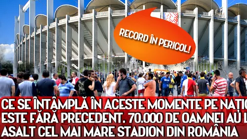 Eveniment fara precedent pe National Arena! 70.000 de oameni, alaturi de Victor Ponta in cursa pentru Cotroceni