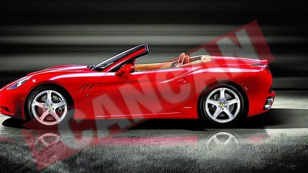 Ministrul Bazac a adus Ferrari California in Romania