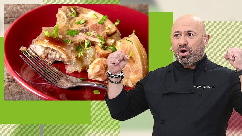 Cea mai tare rețetă de piftie de porc. Cum gătește chef Cătălin Scărlătescu răcitura în 4 pași simpli
