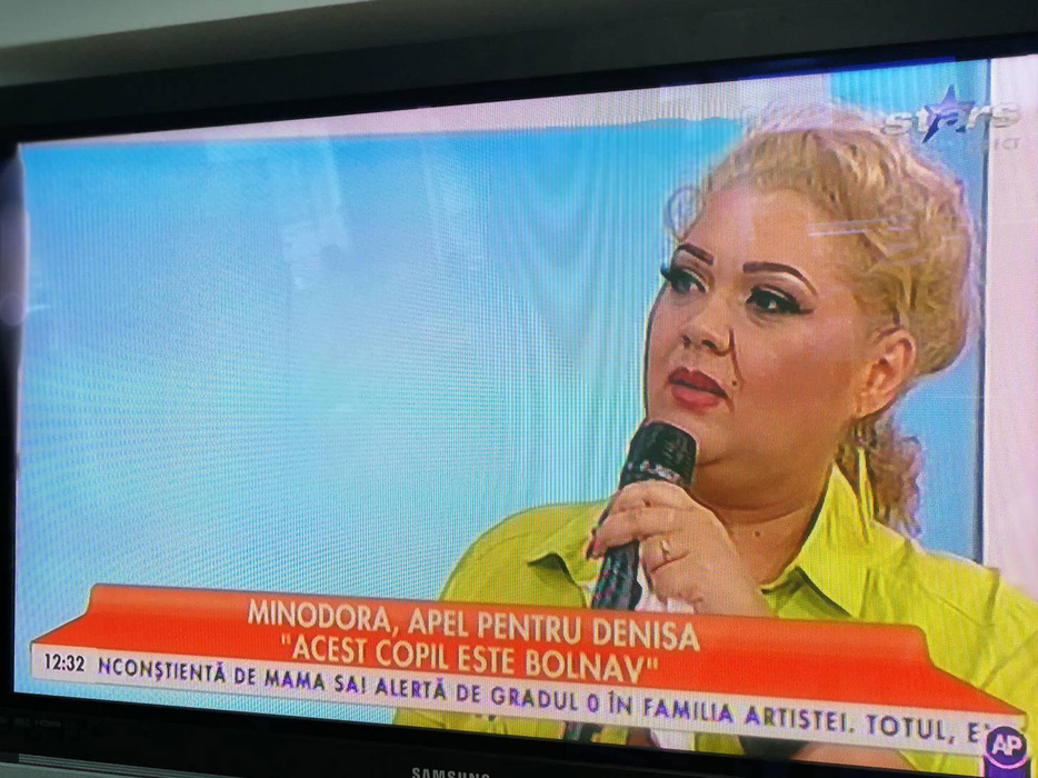 Minodora a făcut un apel în direct