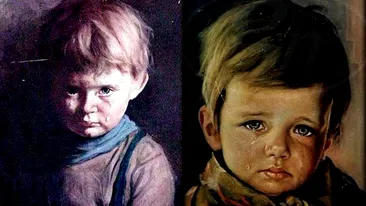 Baiatul in lacrimi, tabloul care nu arde niciodata, dar provoaca incendii devastatoare