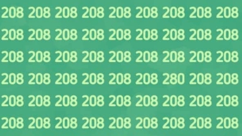 Iluzia optică a zilei | Găseşte numărul 280 ascuns în imagine în doar 10 secunde şi eşti un geniu