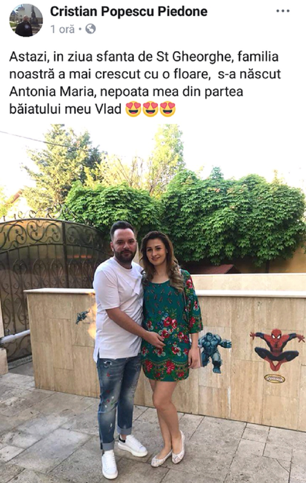 Piedone a devenit bunic