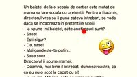 BANC | Un băiețel e mutat de mama sa la o școală cu pretenții: Mihăiță, câte anotimpuri sunt?