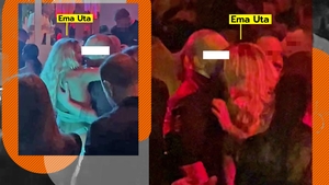 Sunt imaginile sfârșitului de an! Ema Uta, săruturi dezlănțuite în noapte cu un ”bad boy” de oraș